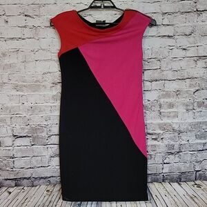 Muse Sheath Dress Size 8 Color Block